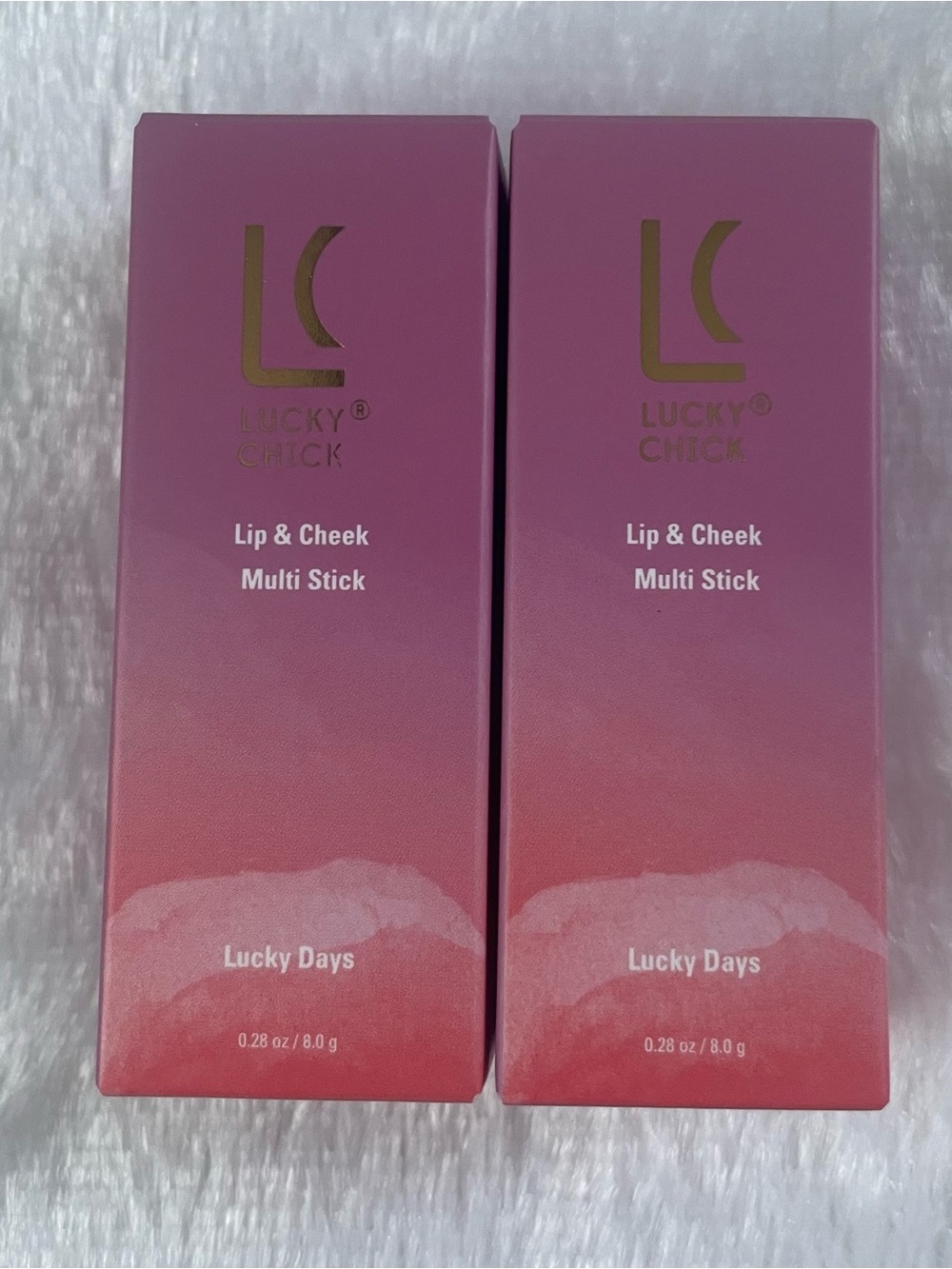 2 lucky chick Lip & Cheek Multi Stick — Lucky Days Pink